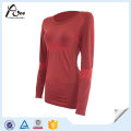 Breathable Mature Lady Thermal Shirts for Wholesale